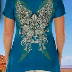 Liberty Wear Shark Tail Top